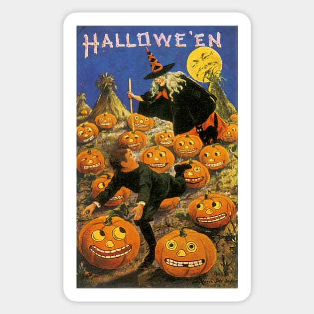 Halloween witch Sticker by AtomicMadhouse